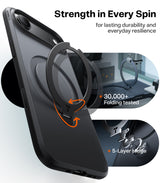 Torras iPhone Air Skal Ostand Q3 Spin Obsidian Black