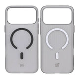 Rvelon iPhone 17 Pro Max Skal Korrugerad MagSafe Grå