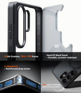 Torras Samsung Galaxy S26 Ultra Skal Ostand Q3 Spin Obsidian Black