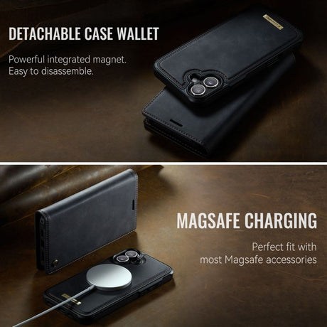 CaseMe iPhone 17 Fodral C49 Series Svart