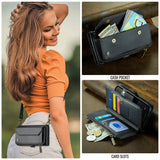 CaseMe iPhone 16e/iPhone 17e Fodral C36 Series Svart