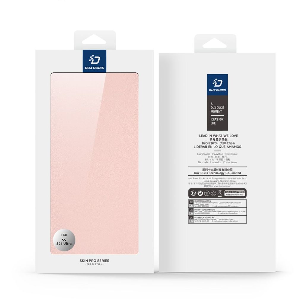 Dux Ducis Samsung Galaxy S26 Ultra Fodral Skin Pro Series Rosa
