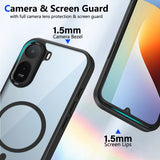 Xiaomi Redmi A7 Pro Skal Transparent Baksida MagSafe Svart