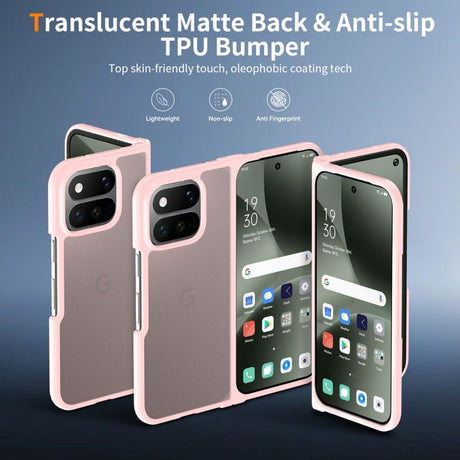 Google Pixel 11 Pro Fold Skal Frostad Rosa