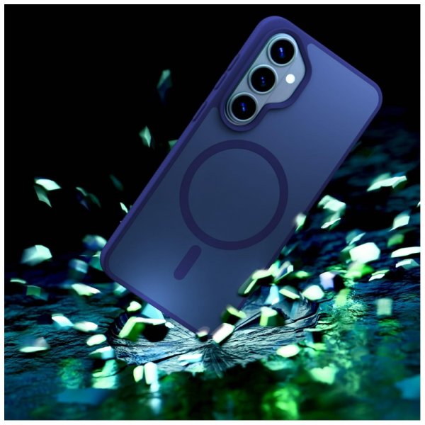 3mk Samsung Galaxy S26 Skal Smoke MagCase Blå