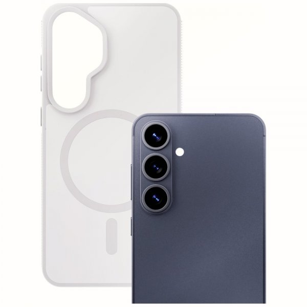3mk Samsung Galaxy S26 Skal Smoke MagCase Vit