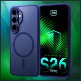 3mk Samsung Galaxy S26 Plus Skal Smoke MagCase Blå