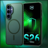 3mk Samsung Galaxy S26 Plus Skal Smoke MagCase Grön
