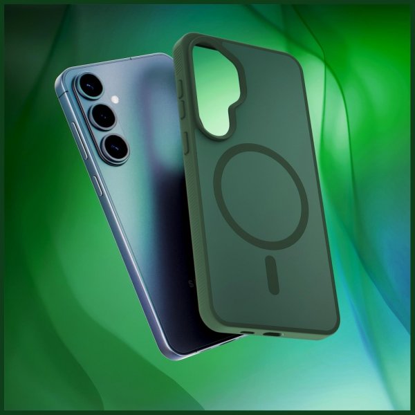 3mk Samsung Galaxy S26 Plus Skal Smoke MagCase Grön