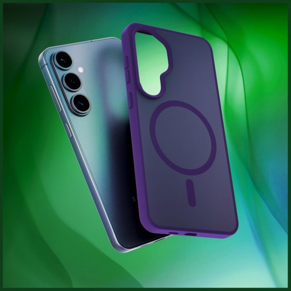3mk Samsung Galaxy S26 Plus Skal Smoke MagCase Lila