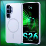 3mk Samsung Galaxy S26 Plus Skal Smoke MagCase Vit