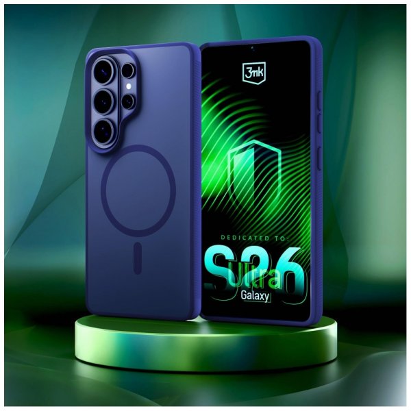 3mk Samsung Galaxy S26 Ultra Skal Smoke MagCase Blå