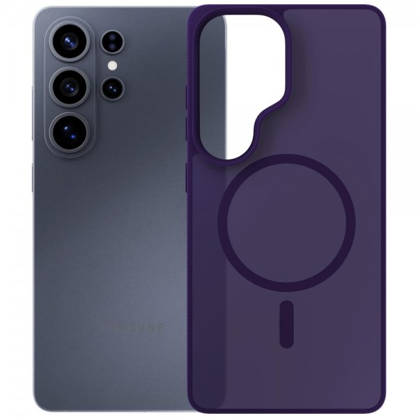 3mk Samsung Galaxy S26 Ultra Skal Smoke MagCase Lila
