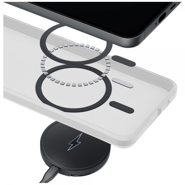 3mk Samsung Galaxy S26 Ultra Skal Smoke MagCase Vit