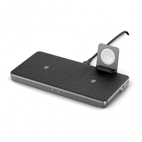 ALOGIC Ultra Power 4-i-1 Trådlös Dubbel Laddningsdocka med Apple Watch-laddare