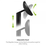 Mophie Trådlös Laddare 3-in-1 Extendable Stand MagSafe