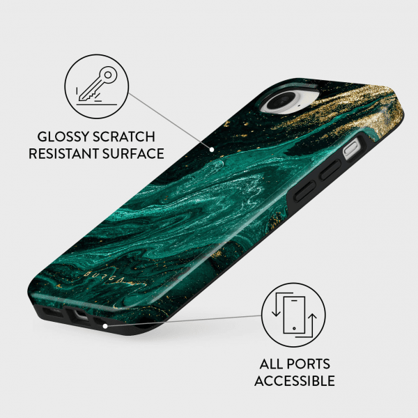 Burga iPhone 16e/17e Skal Tough Emerald Pool
