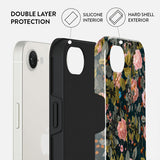 Burga iPhone 16e/iPhone 17e Skal Tough Bloomy Garden