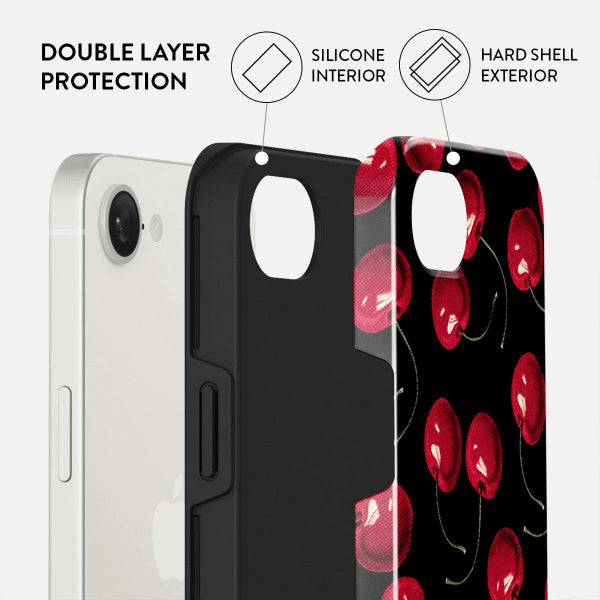 Burga iPhone 16e/17e Skal Tough Cherrybomb