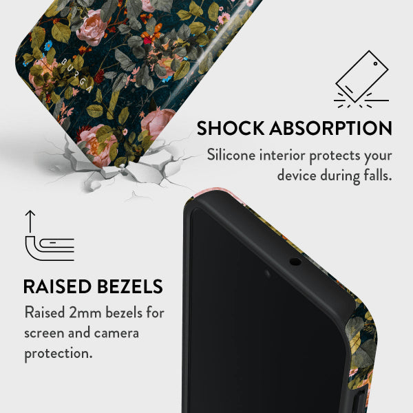 Burga Samsung Galaxy A16 Skal Tough Bloomy Garden