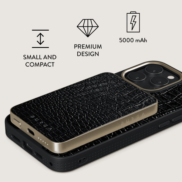 Burga Powerbank MagSafe 5000 mAh Reaper's Touch Guld