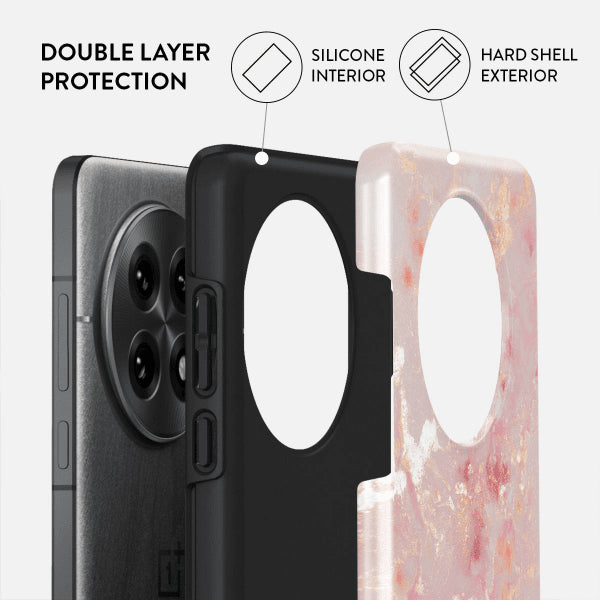 Burga OnePlus 13 Skal Tough Golden Coral