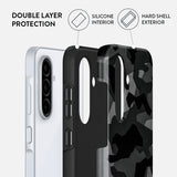 Burga Samsung Galaxy A36 Skal Tough Night Black Camo
