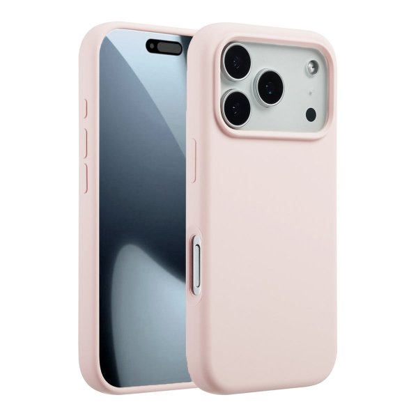 Rvelon iPhone 17 Pro Skal Silikon MagSafe Ljusrosa
