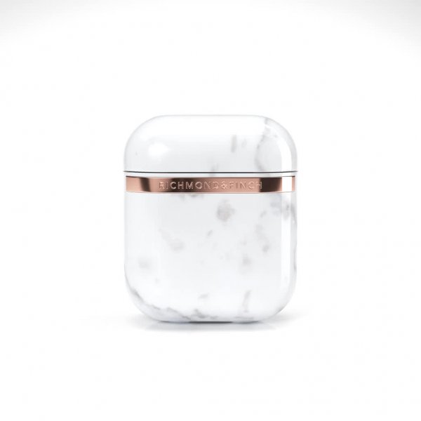 Richmond & Finch AirPods (1/2) Skal White Marble