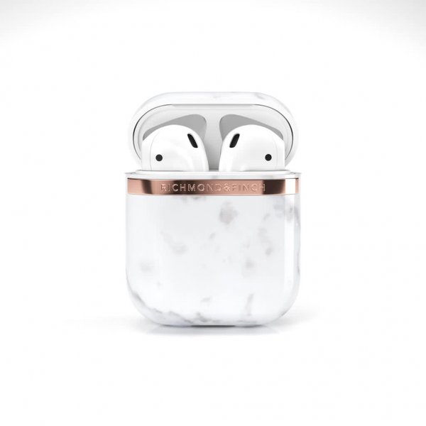 Richmond & Finch AirPods (1/2) Skal White Marble