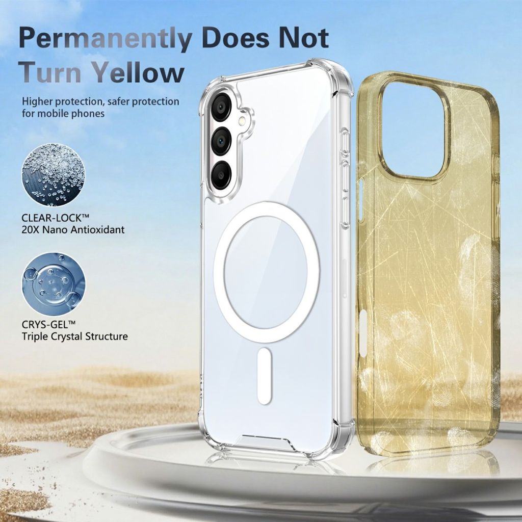 Samsung Galaxy S25 FE/S26 FE Skal MagSafe Transparent