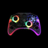 Deltaco Gaming Trådlös Kontroll för Nintendo Switch Transparent RGB