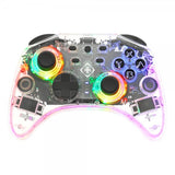 Deltaco Gaming Trådlös Kontroll för Nintendo Switch Transparent RGB