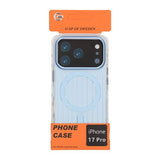 iPhone 17 Pro Skal Korrugerad MagSafe Ljusblå
