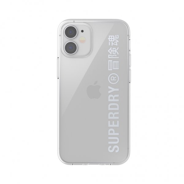 Superdry iPhone 12 Mini Skal Snap Case Clear Silver