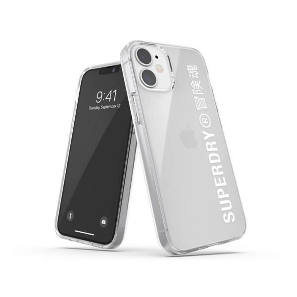 Superdry iPhone 12 Mini Skal Snap Case Clear Vit
