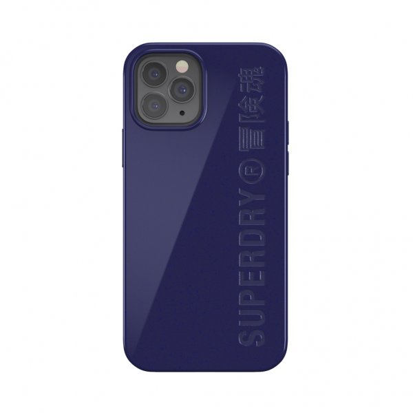 Superdry iPhone 12/iPhone 12 Pro Skal Snap Case Compostable Materials Navy Blue