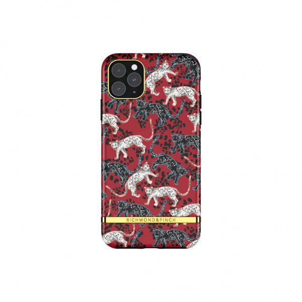 Richmond & Finch iPhone 11 Pro Max Skal Samba Red Leopard