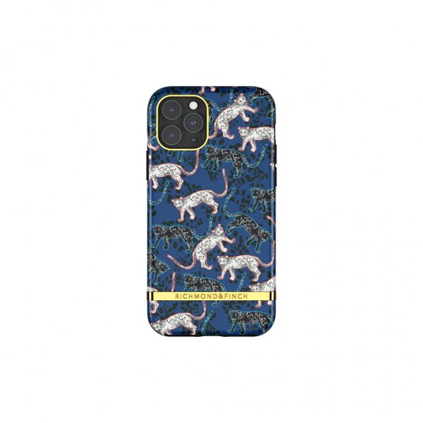 Richmond & Finch iPhone 11 Pro Skal Blue Leopard