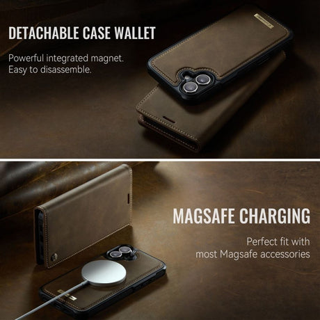 CaseMe iPhone 17 Fodral C49 Series Brun