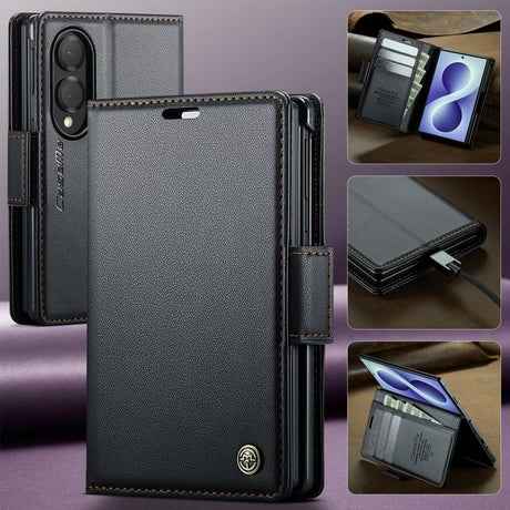 CaseMe Samsung Galaxy Z Fold 8 Fodral 023 Series Svart