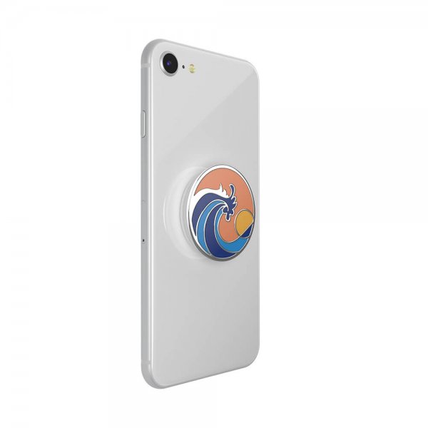 Popsockets PopGrip Enamel Ride The Wave Coral