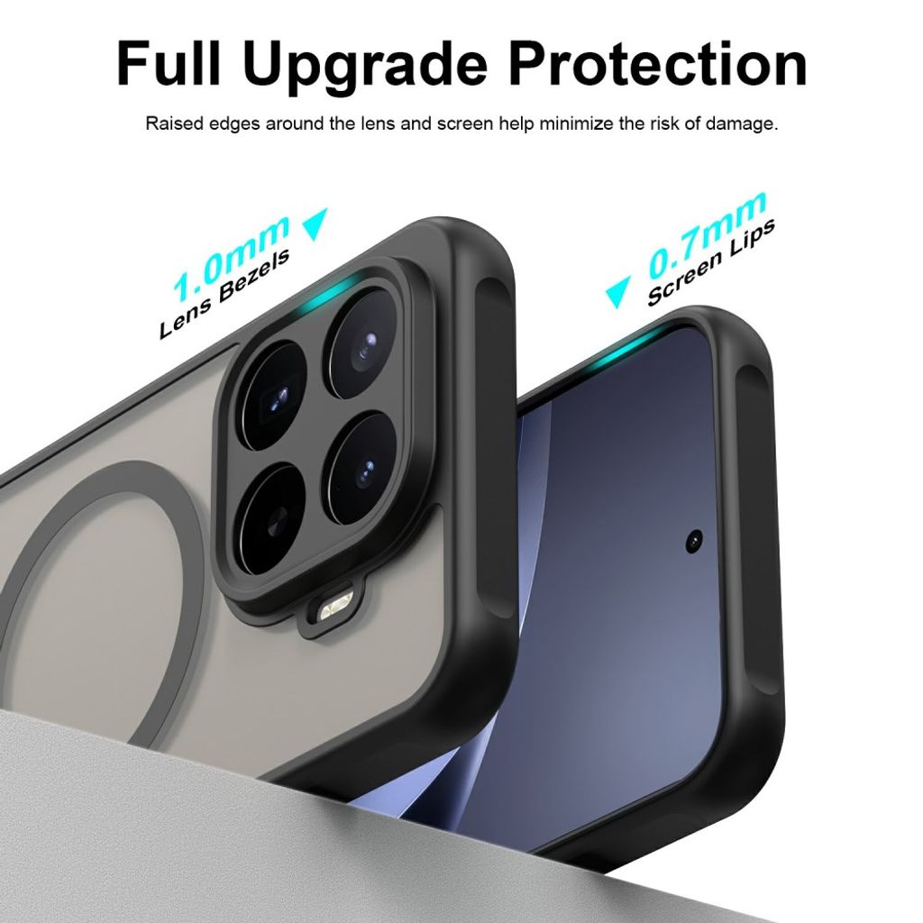 Xiaomi 17T Pro Skal Frostad MagSafe Svart