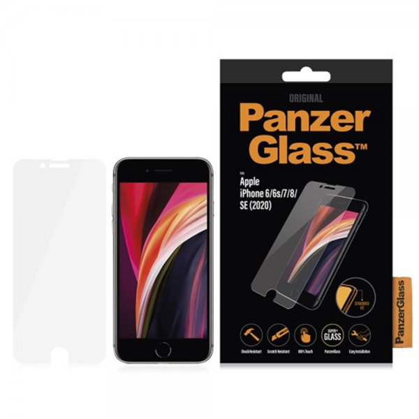 PanzerGlass iPhone 6/6S/7/8/SE Skärmskydd Standard Fit