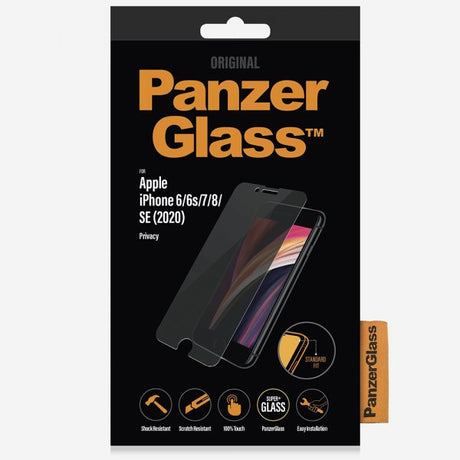 PanzerGlass iPhone 6/6S/7/8/SE Skärmskydd Privacy Standard Fit