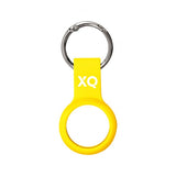 Xqisit AirTag Hållare Silicone Case Gul