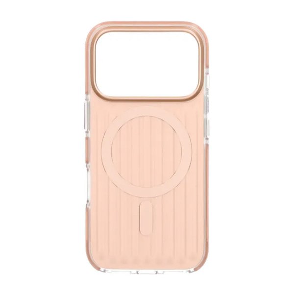 iPhone 17 Pro Skal Korrugerad MagSafe Ljusbrun