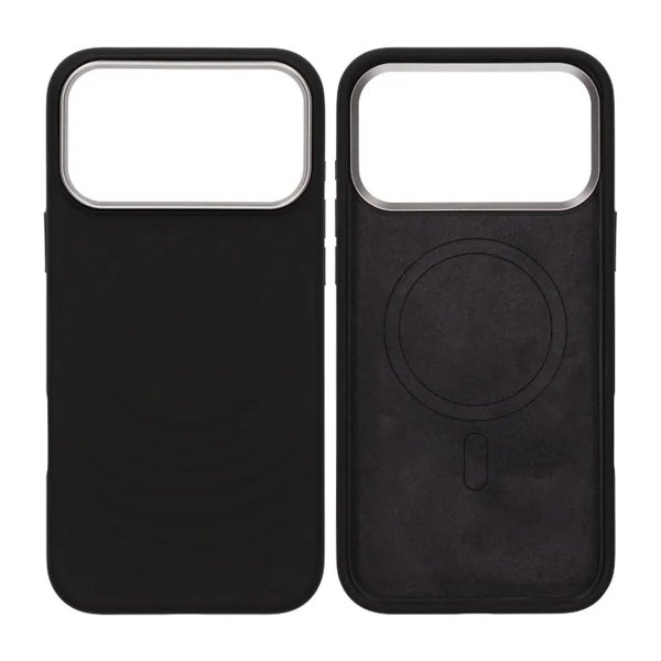 iPhone 17 Pro Max Skal Silikon MagSafe Svart