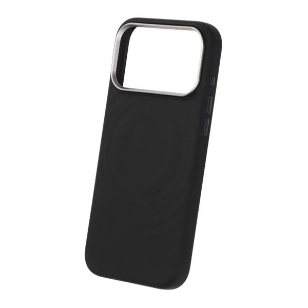 iPhone 17 Pro Max Skal Silikon MagSafe Svart