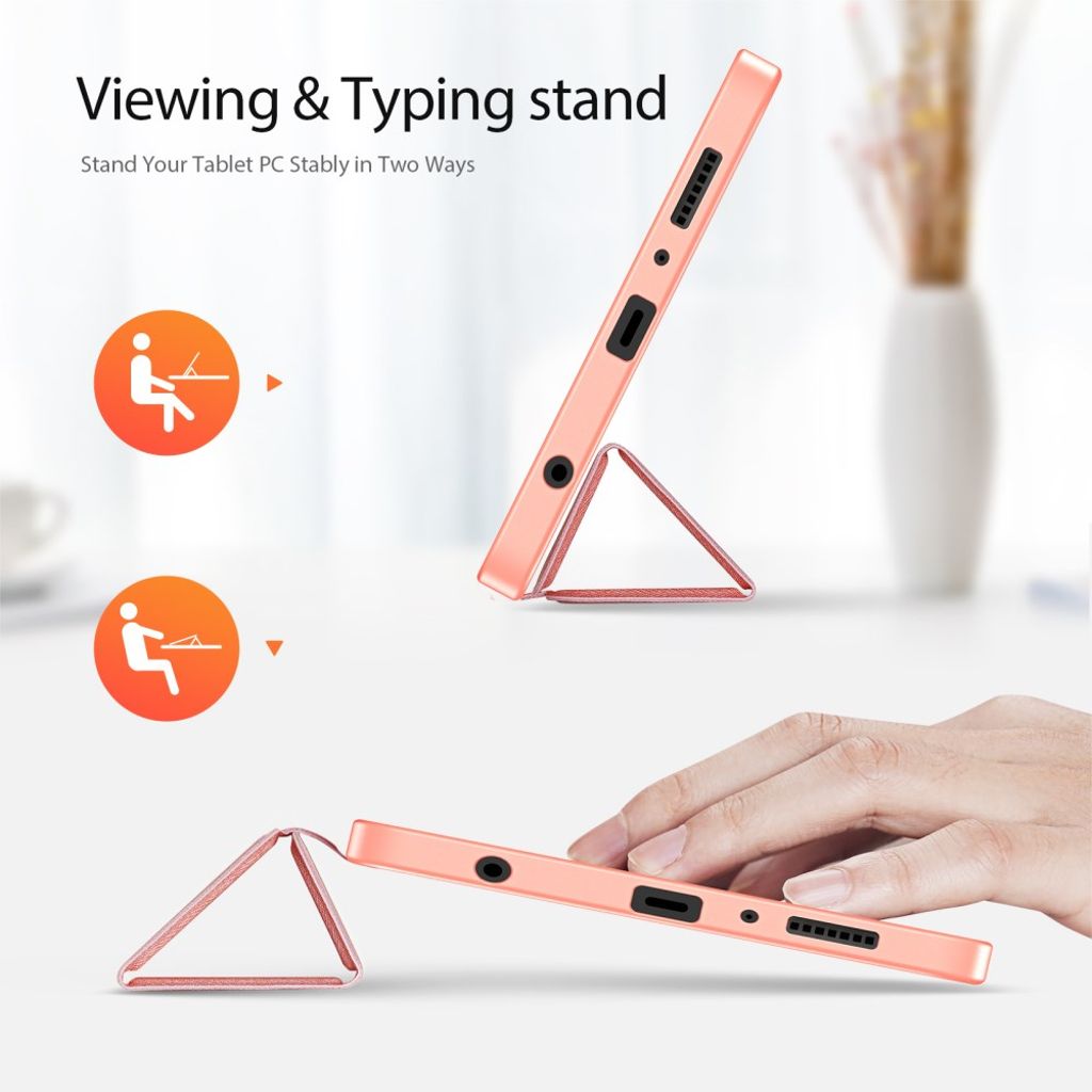 Dux Ducis Samsung Galaxy Tab A9/Galaxy Tab A11 Fodral DOMO Series Rosa
